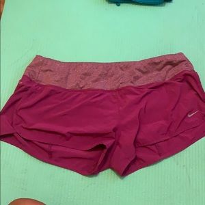 Purple Nike shorts, size medium